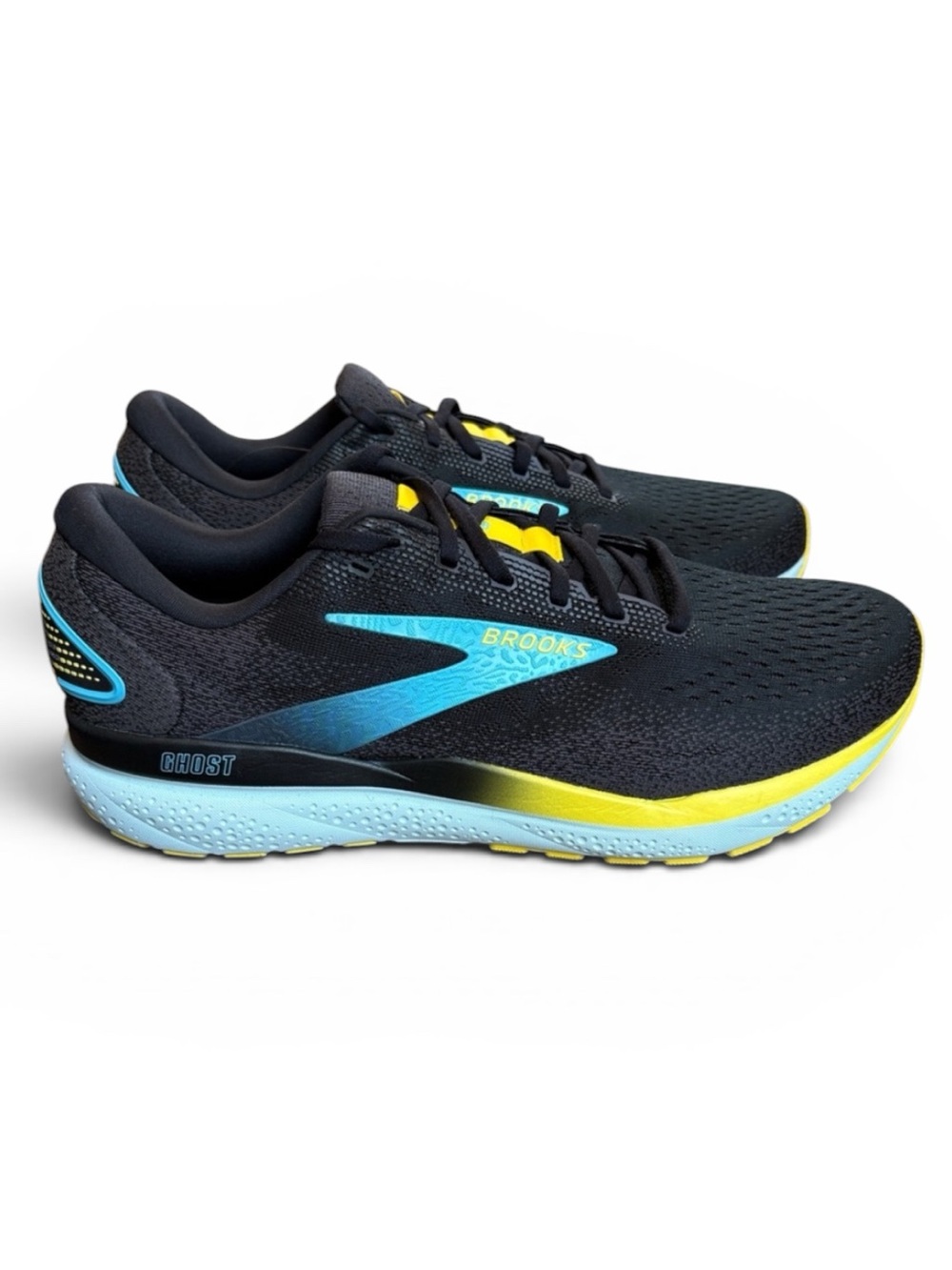 Brooks Ghost 16 Running Shoes Men’s 12.5W WIDE Black/Blue